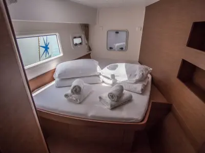 Cabin on Ariel 3, a Lagoon 42 catamaran at Baan Salak Phet, Thailand