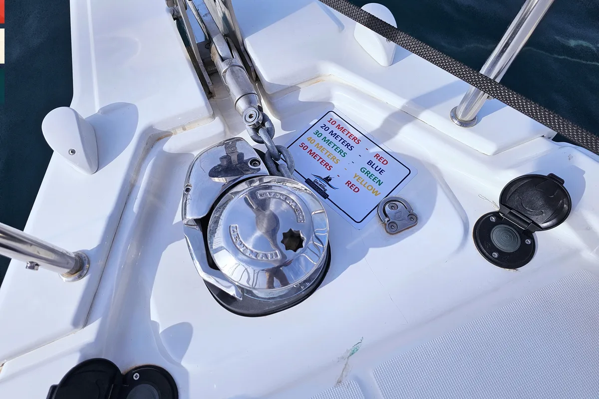 Dunya, a Dufour 41 sailboat at Rogoznica, Croatia