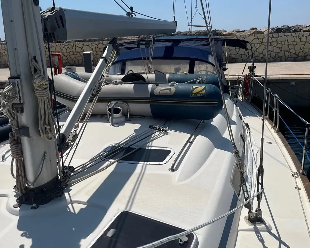 Premium +, a Bavaria C50 sailboat at Paralio Astros, Greece
