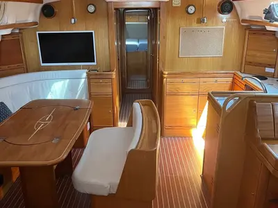 Premium +, a Bavaria C50 sailboat at Paralio Astros, Greece
