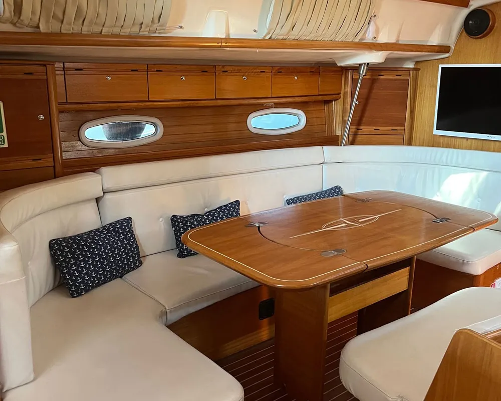Premium +, a Bavaria C50 sailboat at Paralio Astros, Greece