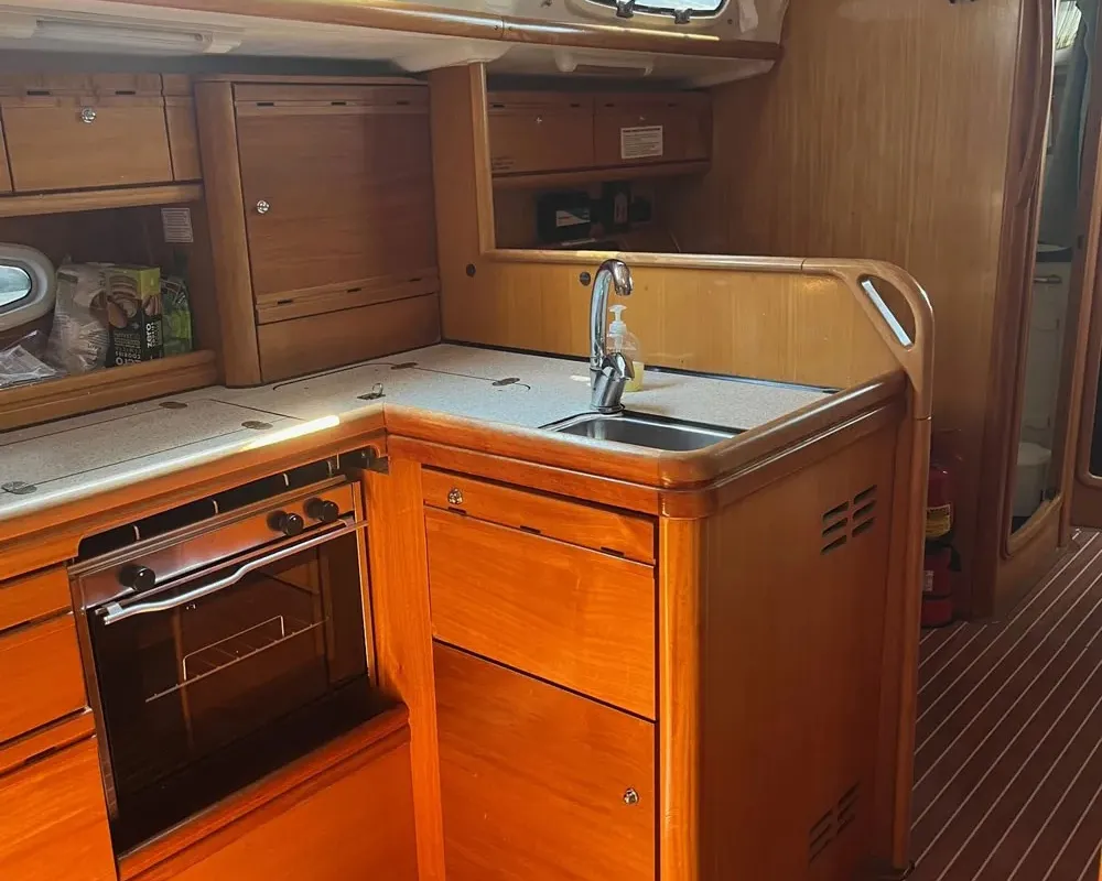 Premium +, a Bavaria C50 sailboat at Paralio Astros, Greece