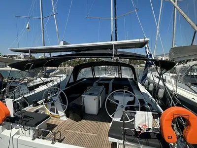 ILIA, a Beneteau Oceanis 46.1 sailboat at Athens, Greece