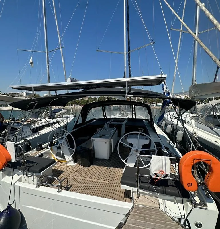 ILIA, a Beneteau Oceanis 46.1 sailboat at Athens, Greece