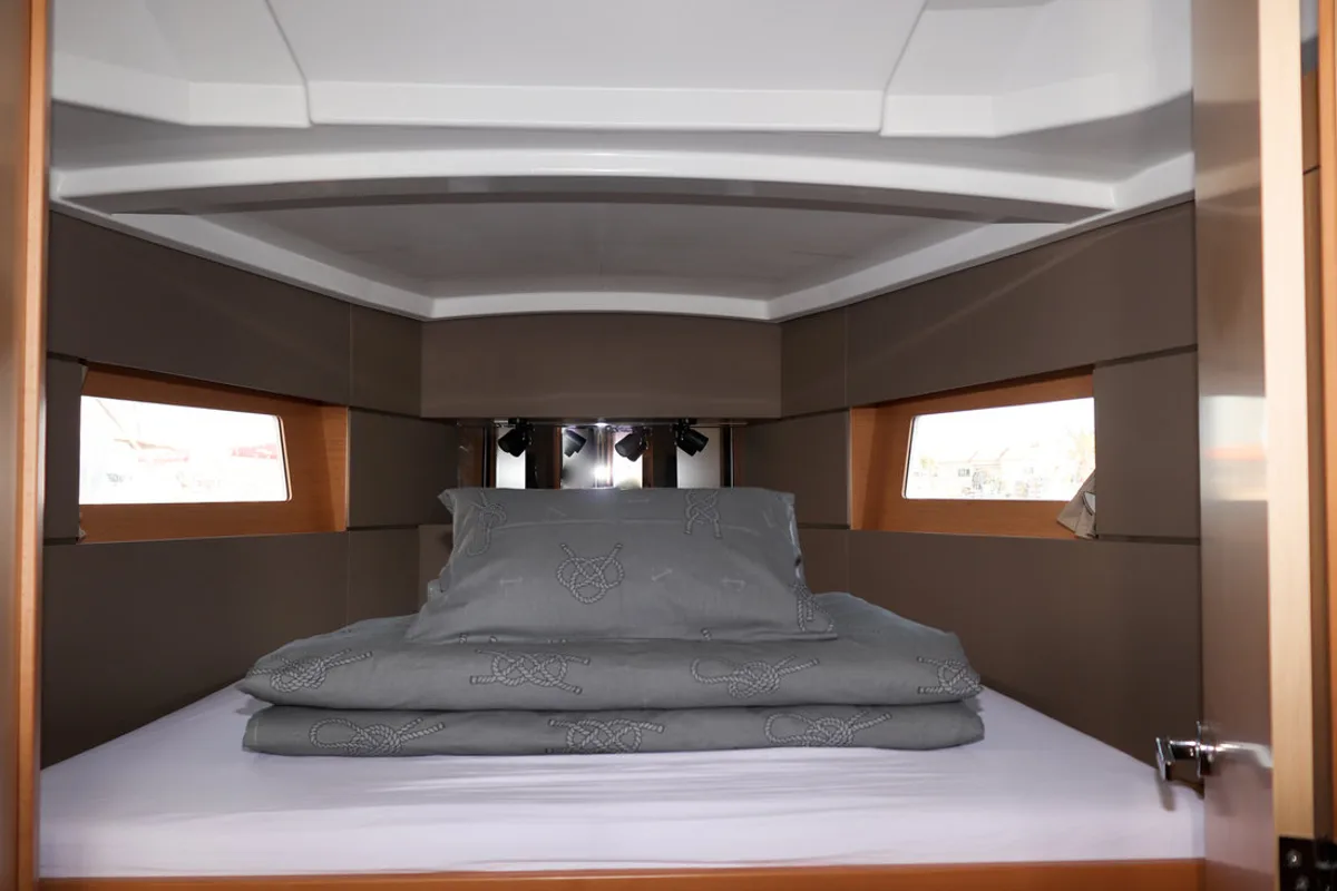 Cabin on Dama, a Beneteau Oceanis 38.1 sailboat at Grad Biograd na Moru, Croatia