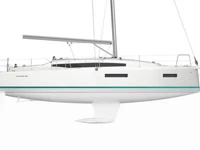 Sunsail 38.0 Premium, a Jeanneau Sun Odyssey 380 sailboat at Cannigione, Italy