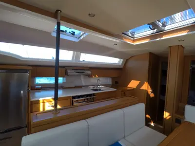 Galley of Jeanneau 54, a sailboat at Volos, Greece