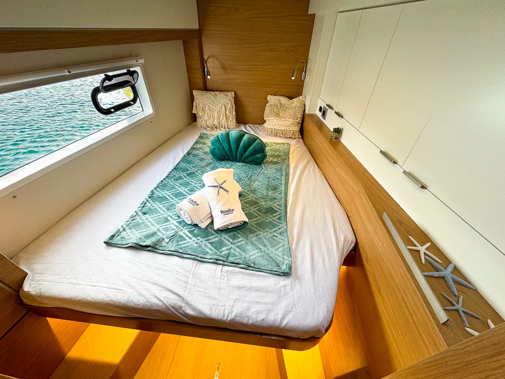 Cabin on Merlot, a Bali 4.2 catamaran at Pirovac, Croatia