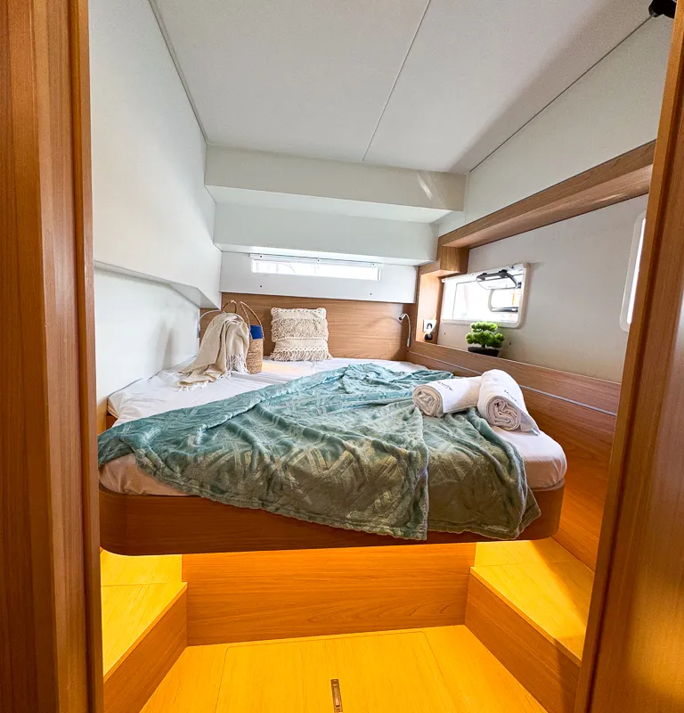 Cabin on Merlot, a Bali 4.2 catamaran at Pirovac, Croatia