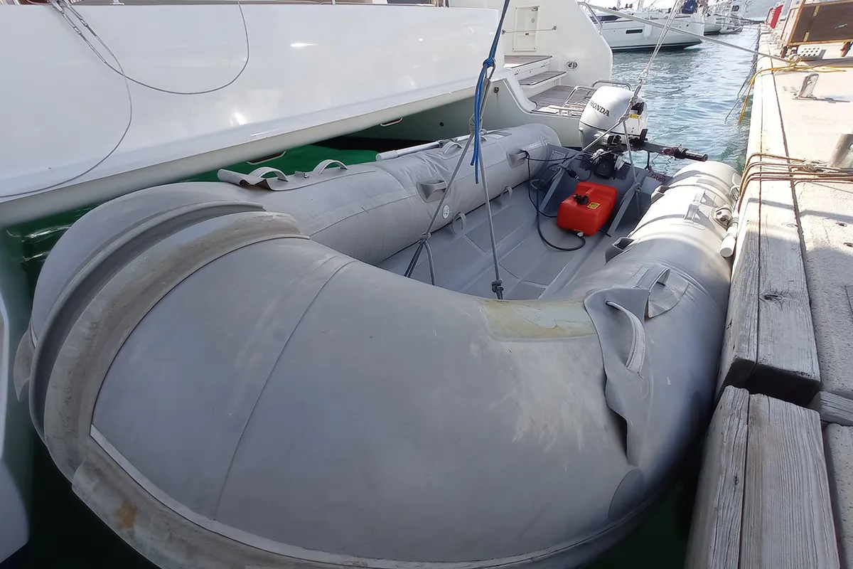 Kasper, a Lagoon 50 catamaran at Seget Donji, Croatia