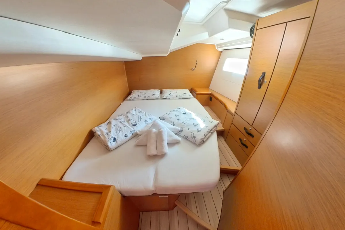 Blue Dream, a Jeanneau 54 sailboat at Pirovac, Croatia
