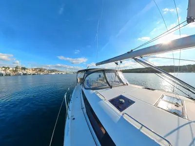 Cabin on Jeanneau 54, a sailboat at Pirovac, Croatia