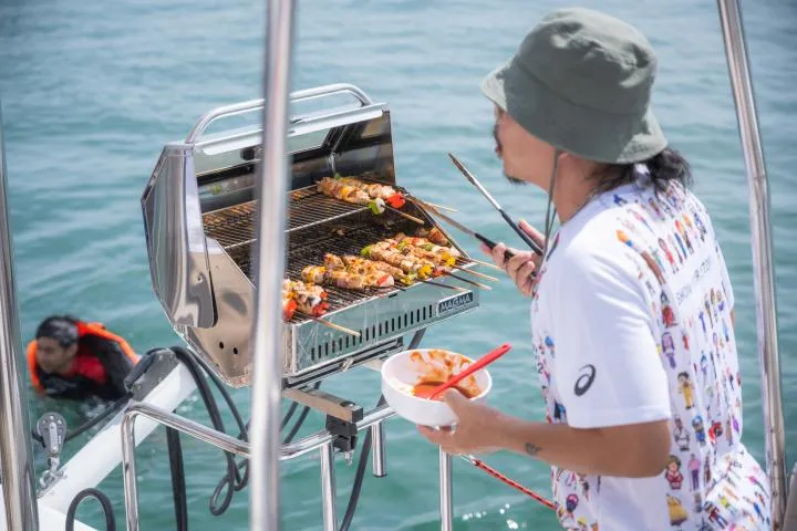 Kinara, a Fountaine Pajot Lucia 40 catamaran at Mai Khao, Thailand