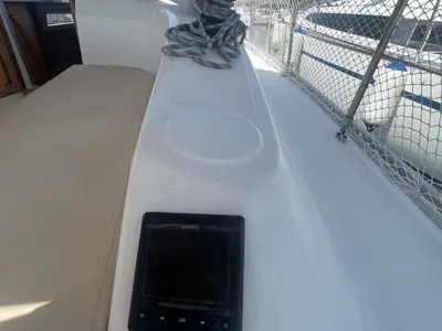 Deck of TIKA, a Bavaria Cruiser 34 sailboat at Općina Sukošan, Croatia