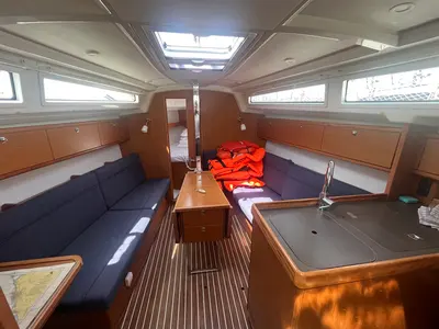 Salon of TIKA, a Bavaria Cruiser 34 sailboat at Općina Sukošan, Croatia
