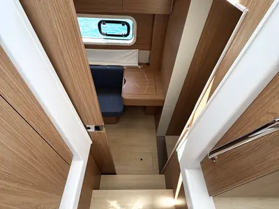 Cabin on Jolene, a Bali Catspace OW catamaran at Pirovac, Croatia