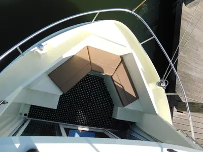 Deck of Stern, a Beneteau Figaro 3 motorboat at IJsselstein, Netherlands