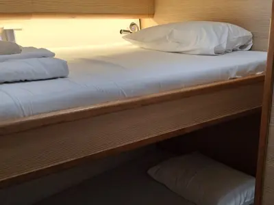 Cabin on Mihaela, a D&D Kufner 54 Exclusive sailboat at Trogir, Croatia