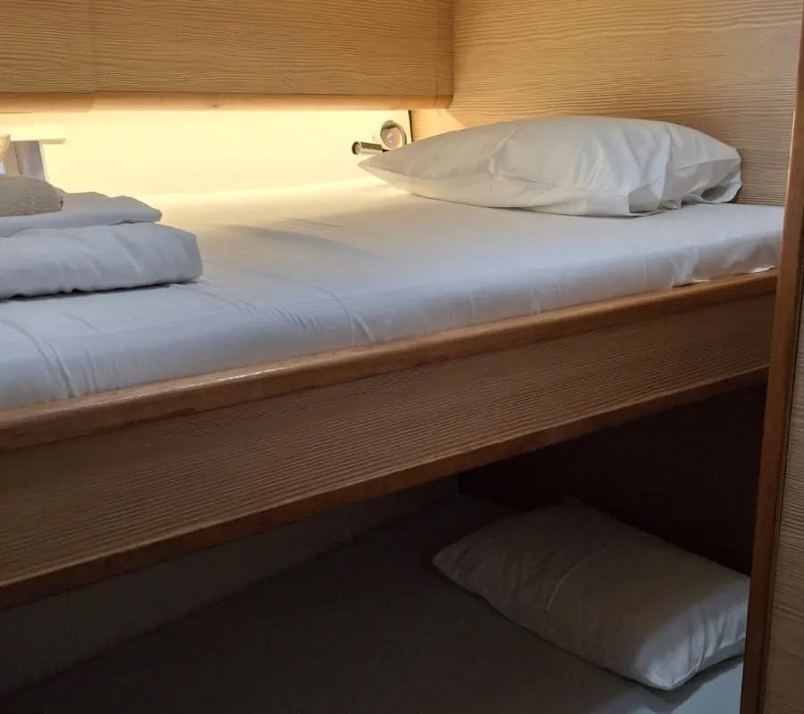 Cabin on Mihaela, a D&D Kufner 54 Exclusive sailboat at Trogir, Croatia