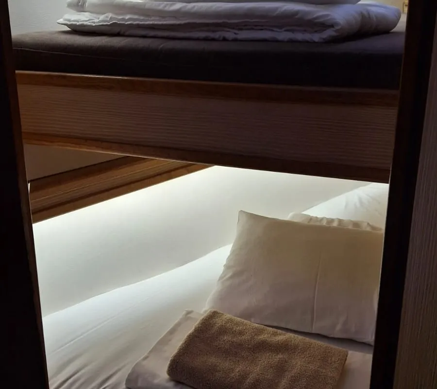 Cabin on Mihaela, a D&D Kufner 54 Exclusive sailboat at Trogir, Croatia