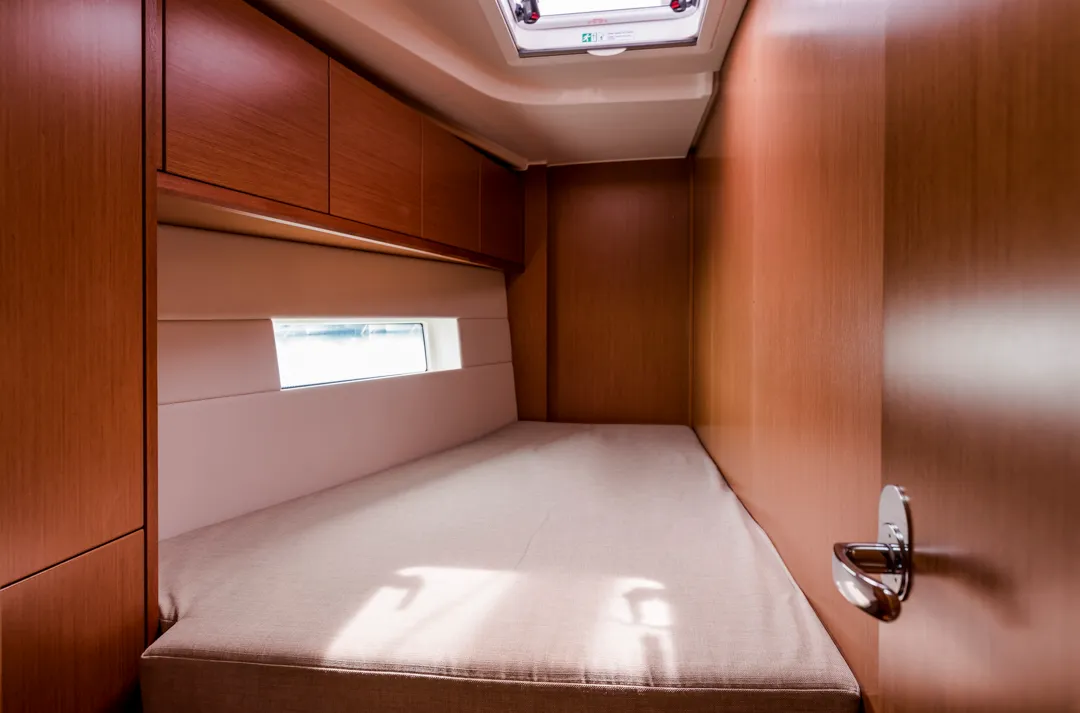 Cabin on Midas, a Bavaria C45 sailboat at Athens, Greece