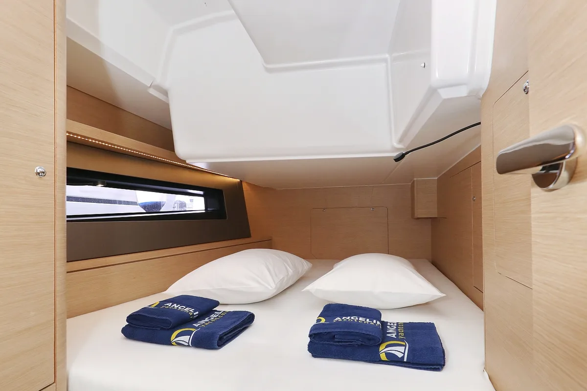 Cabin on Poppy, a Dufour 41 sailboat at Grad Biograd na Moru, Croatia