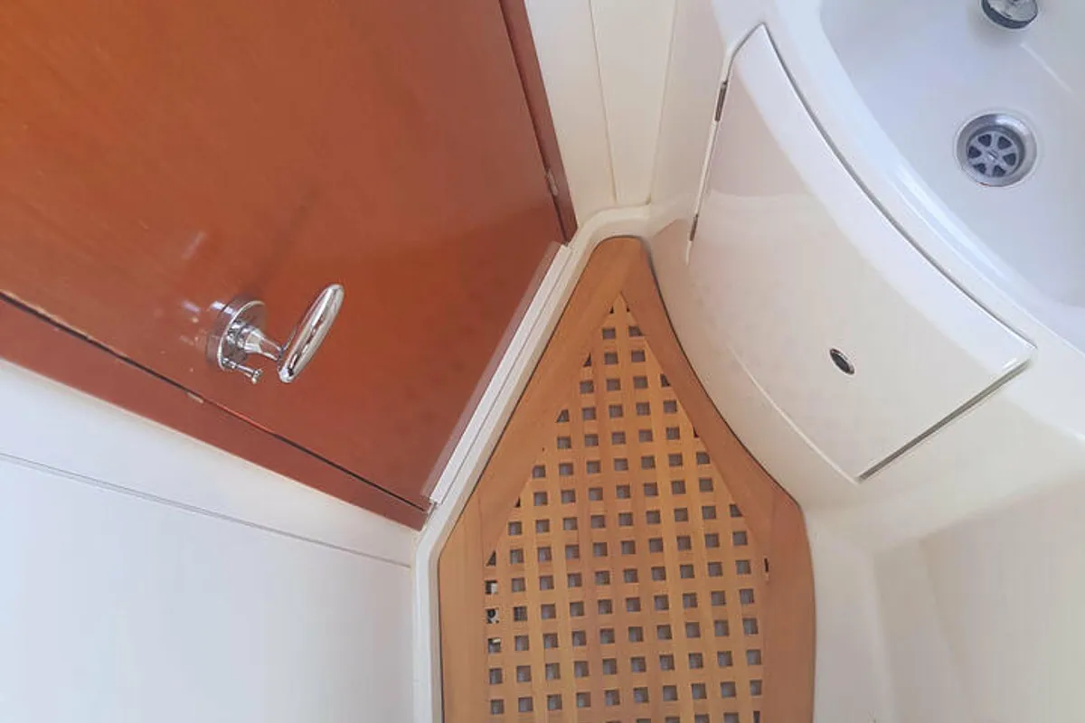Head on Robben, a Beneteau Oceanis 31 sailboat at Heiligenhafen, Germany