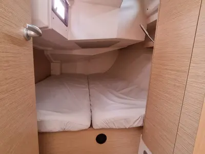 Cabin on First Wind, a Hanse 348 sailboat at Gdańsk, Poland
