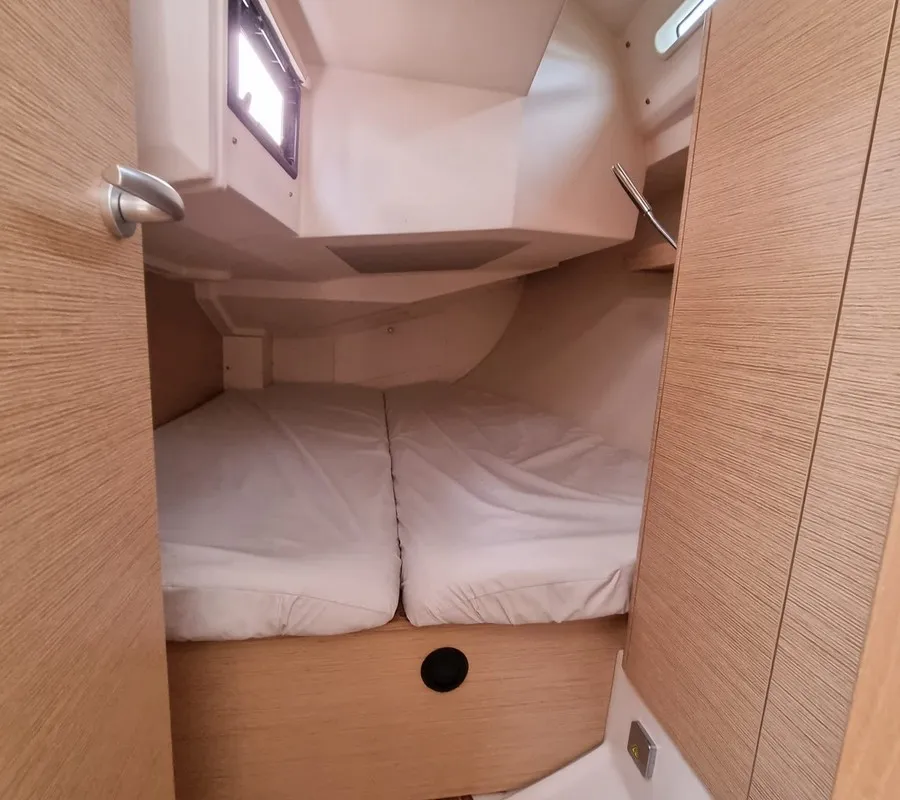 Cabin on First Wind, a Hanse 348 sailboat at Gdańsk, Poland