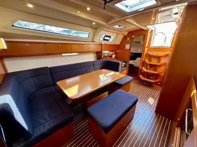 Salon of Zubatac, a Bavaria Cruiser 41 sailboat at Općina Sukošan, Croatia