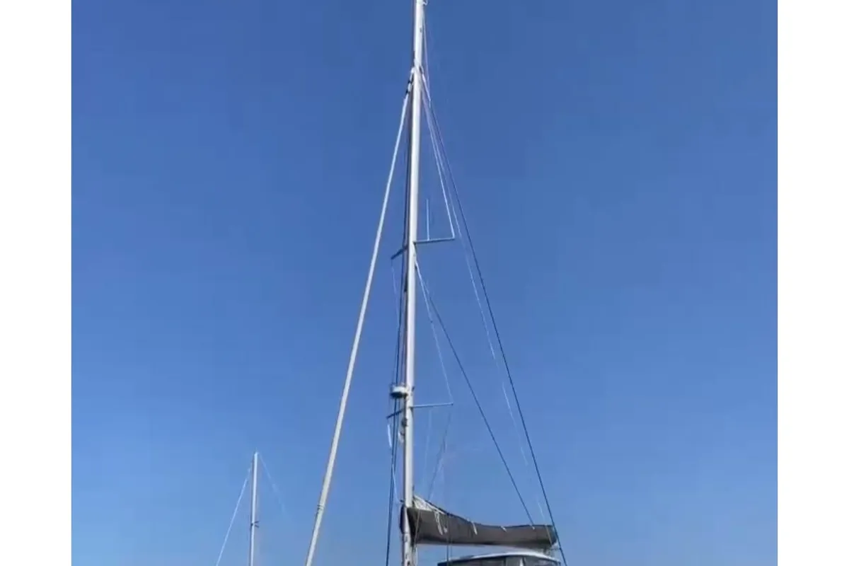 Exterior view of ZIG, a Lagoon 51 catamaran at Paraty, Brazil