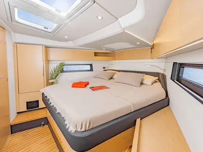 Cabin on Astan, a Hanse 460 sailboat at Cogolin, France