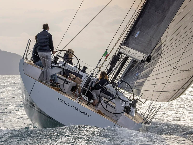 Sportski Vuk 44, a Grand Soleil 44 Performance sailboat at Grad Šibenik, Croatia
