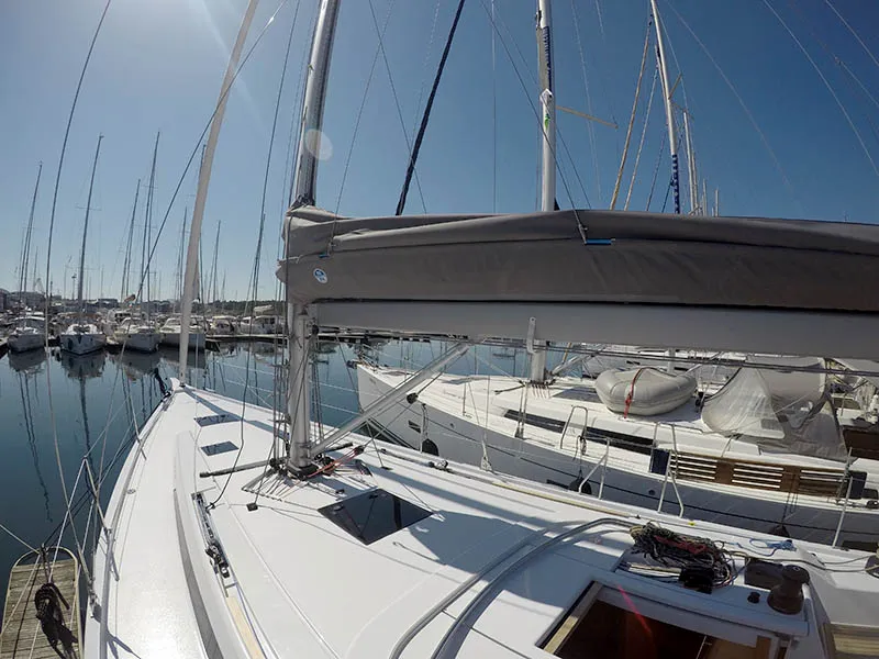 Sportski Vuk 44, a Grand Soleil 44 Performance sailboat at Grad Šibenik, Croatia
