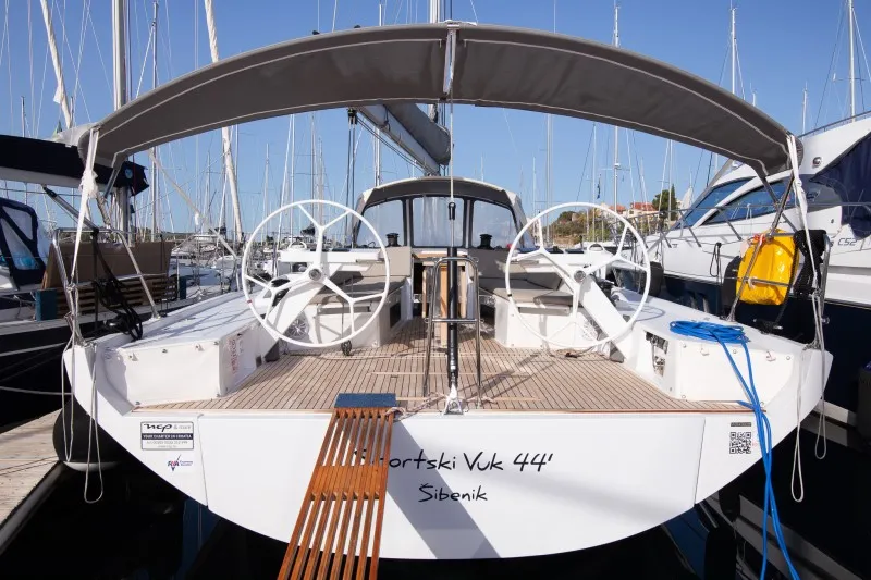 Sportski Vuk 44, a Grand Soleil 44 Performance sailboat at Grad Šibenik, Croatia