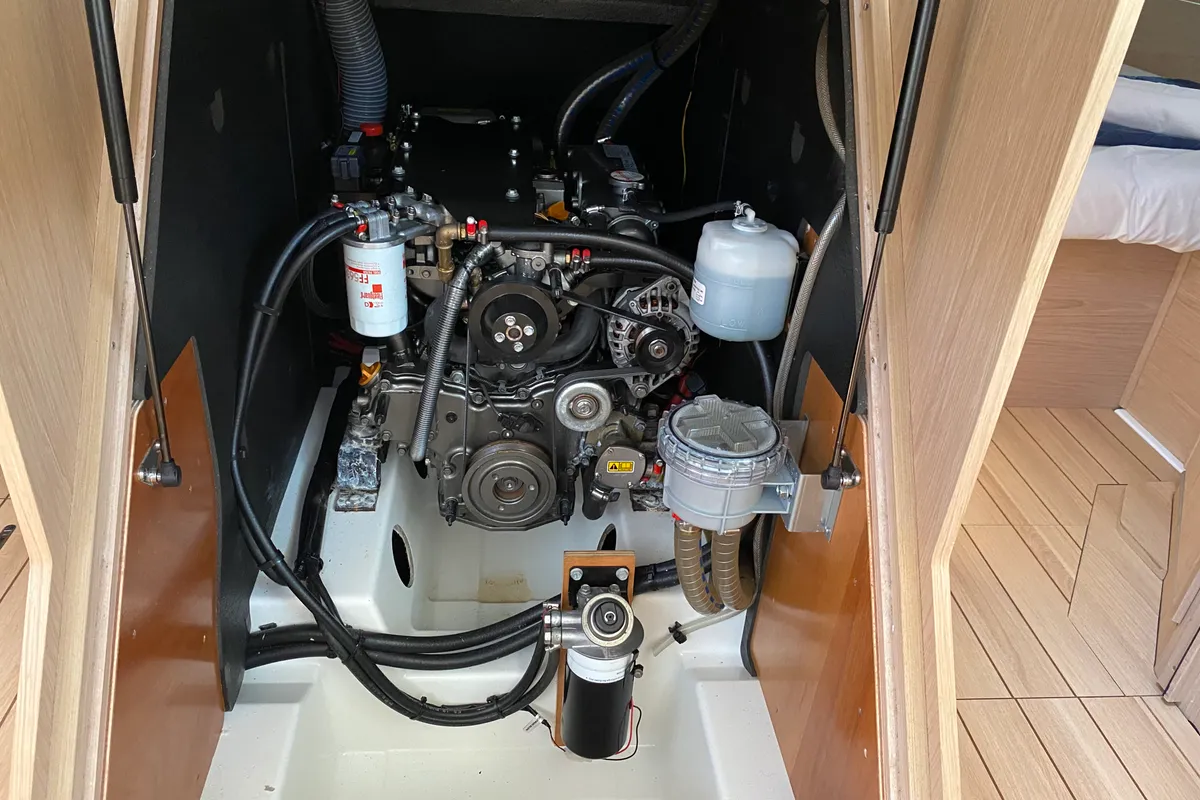 Ferro Azzurro, a Beneteau Oceanis 46.1 sailboat at Olbia, Italy