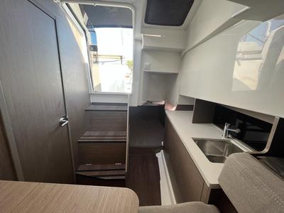 Galley of Flyer 9, a Beneteau Flyer 9 SUNdeck motorboat at Grad Pula, Croatia
