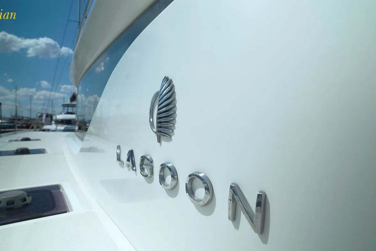 Aeolian Myth, a Lagoon 50 catamaran at Preveza, Greece