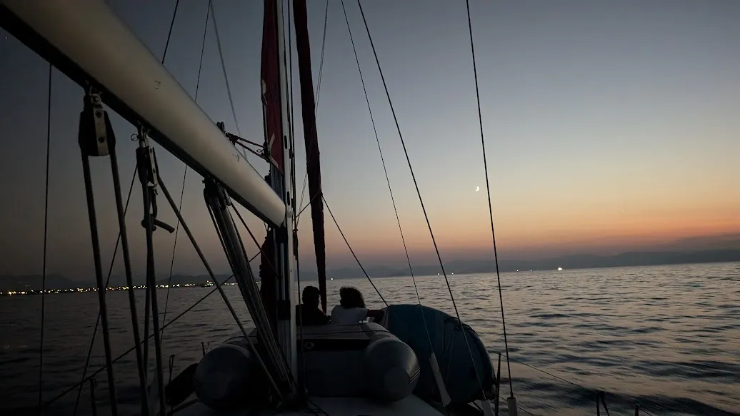 Artemis, a Beneteau Oceanis 411 sailboat at Athens, Greece