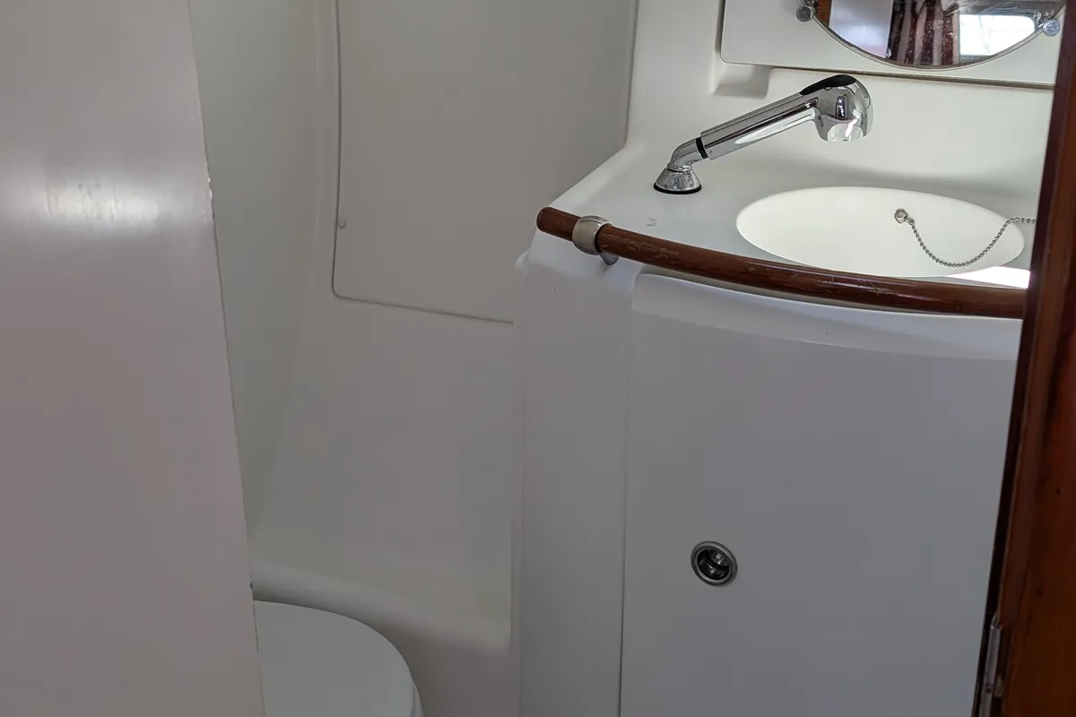 Artemis, a Beneteau Oceanis 411 sailboat at Athens, Greece
