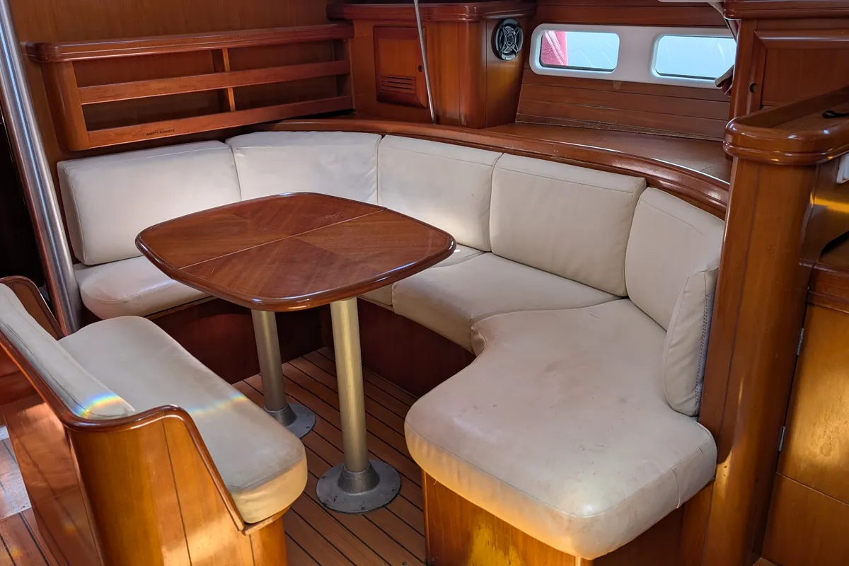 Artemis, a Beneteau Oceanis 411 sailboat at Athens, Greece