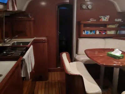 Artemis, a Beneteau Oceanis 411 sailboat at Athens, Greece