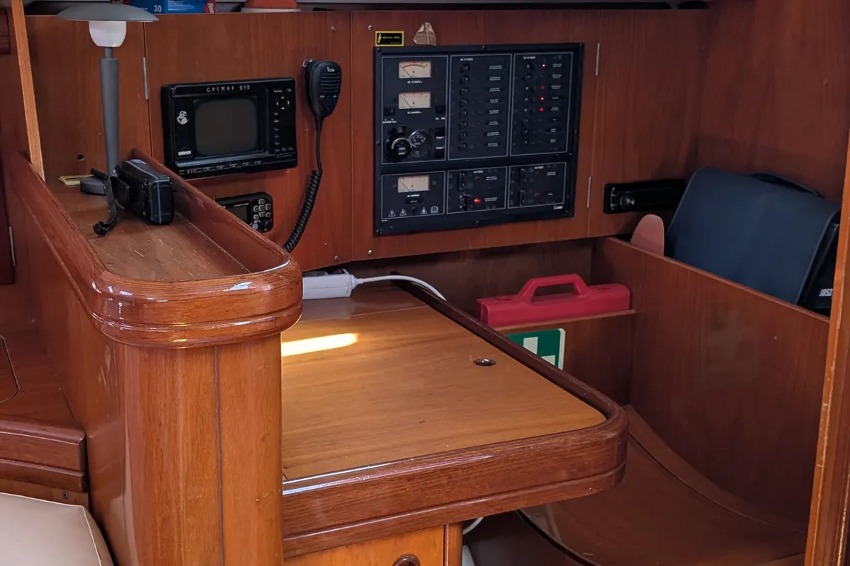 Artemis, a Beneteau Oceanis 411 sailboat at Athens, Greece