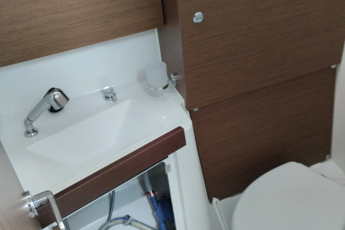 Head on Ceja, a Beneteau Oceanis 38.1 sailboat at Dubrovnik, Croatia