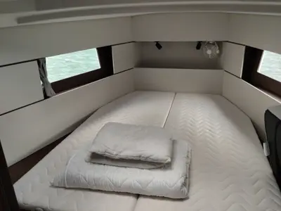 Cabin on Ceja, a Beneteau Oceanis 38.1 sailboat at Dubrovnik, Croatia
