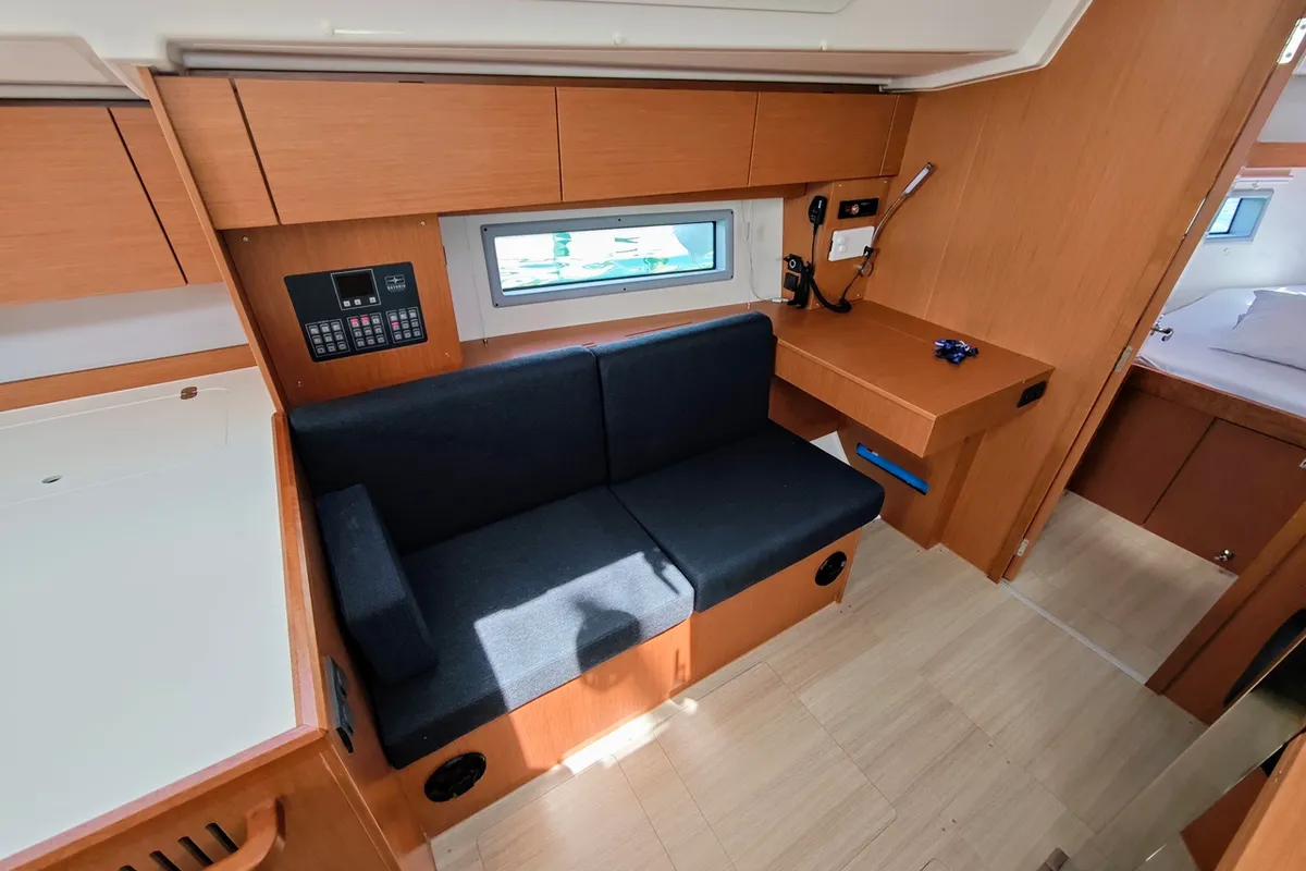 Salon of Zen, a Bavaria C42 sailboat at Sukošan, Croatia