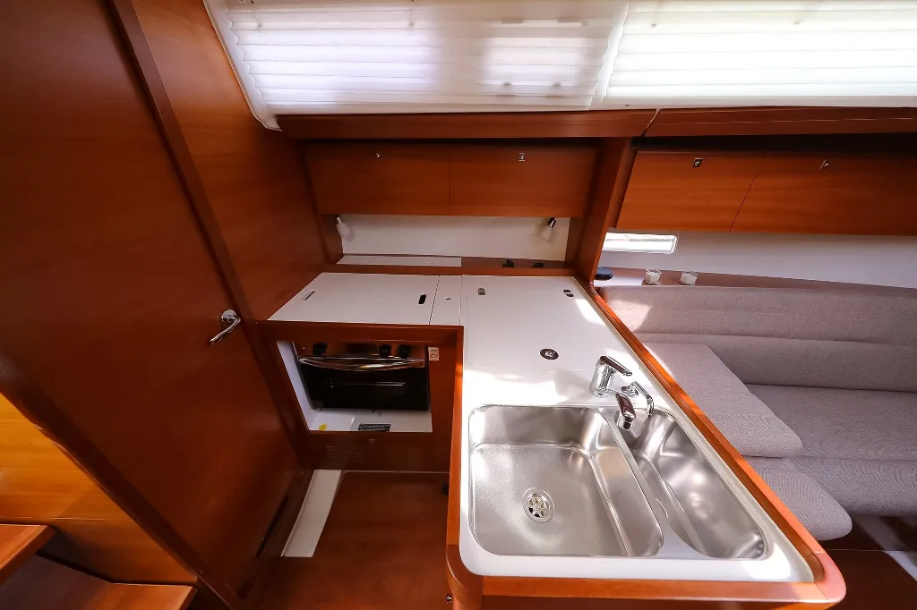 Papillon, a Dufour 350 GL sailboat at Grad Biograd na Moru, Croatia