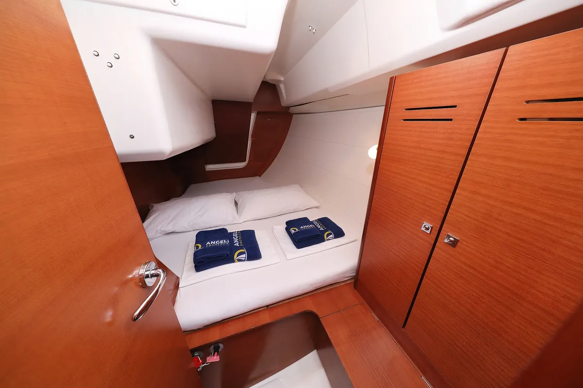 Cabin on Papillon, a Dufour 350 GL sailboat at Grad Biograd na Moru, Croatia