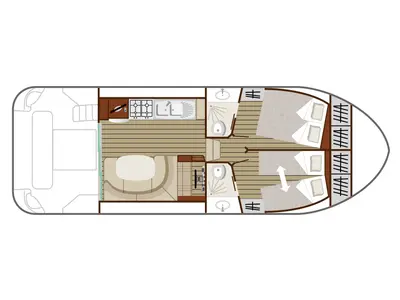 Cruiser Premium 4/6 Pers., a Nicols Estivale Quattro S motorboat at Glénac