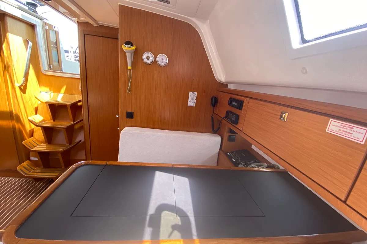 Rutilicus, a Bavaria Cruiser 51 sailboat at Rosignano Solvay, Italy